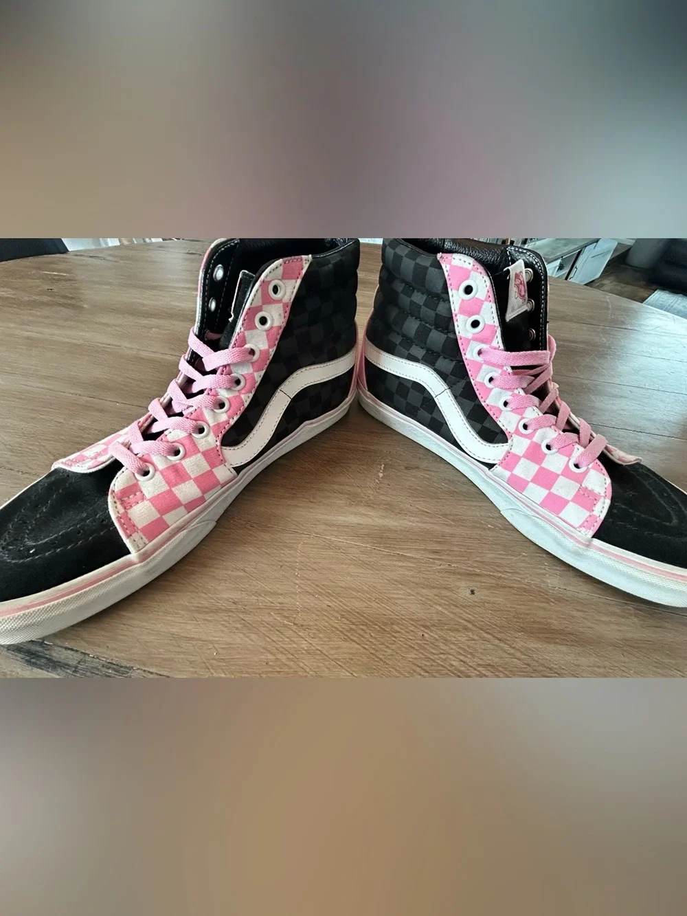 Vans Black and White Custom Low-Top Sneakers